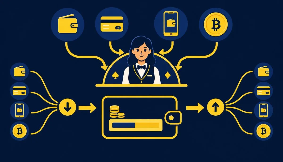 Storten en opnemen via kaart, e-wallet of crypto Storten en opnemen via kaart, e-wallet of crypto